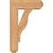 Ekena Millwork Funston Craftsman Smooth Bracket w/ Offset Brace, Western Red Cedar, 5 1/2"W x 14"D x 22"H BKT0604X14X22FST04SWR - alternate 4